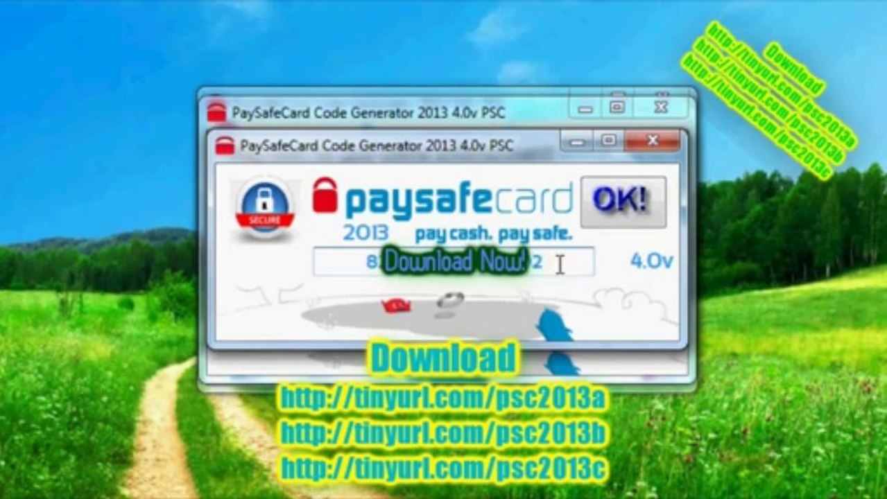 PaySafeCard Code Generator 2013 4.0v PSC