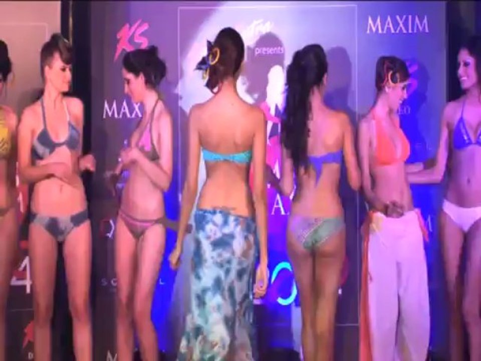 Hot Models walk at a Bikini Fashion show