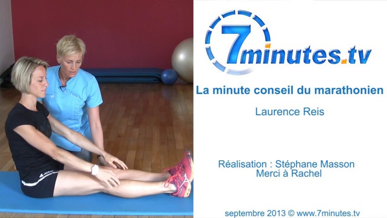 Chaîne postérieure étirements position assise - Conseils d'une kiné - Laurence Reis 06