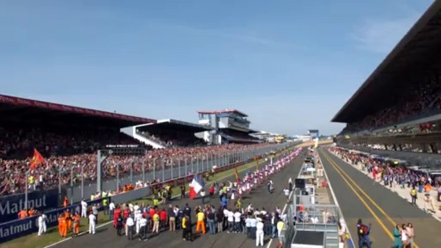 Marseillaise départ 24h Moto - Le Mans