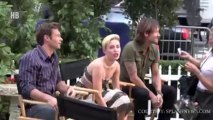 Miley Cyrus Does A Justin Bieber