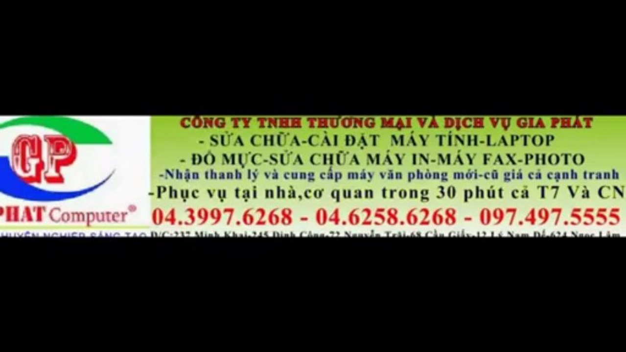 GiaPhat computer đổ mực máy in tại nhà hai bà trưng 0462781287