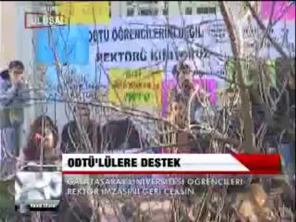 ODTÜ' LÜLERE DESTEK