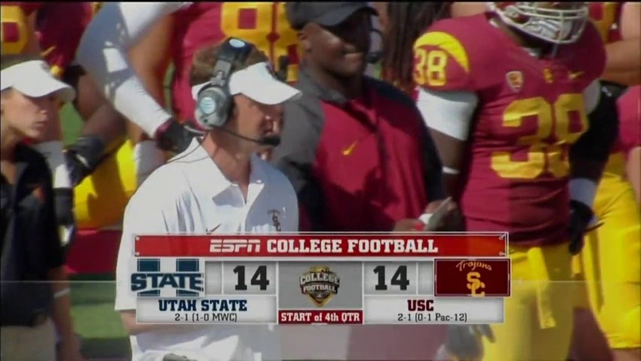 2013 USC vs. Utah State 4th Quarter