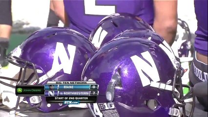 2013 Northwestern vs. Maine 2nd Quarter