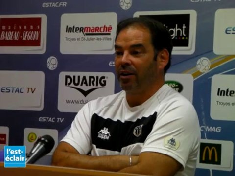 Estac 3-3 Angers - Moulin (coach Angers) : On a subi la révolte des Troyens