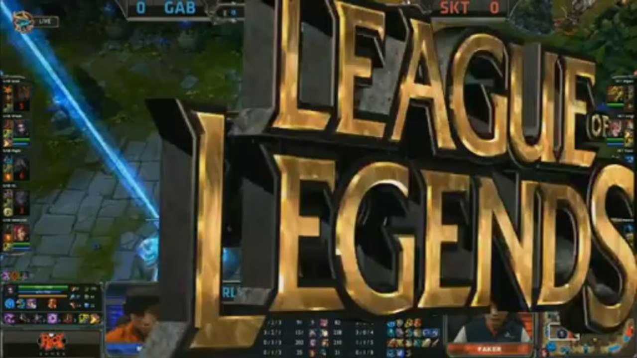 S3WC Quart de Finale - SK Telecom T1 vs Gamania Bears Game 1