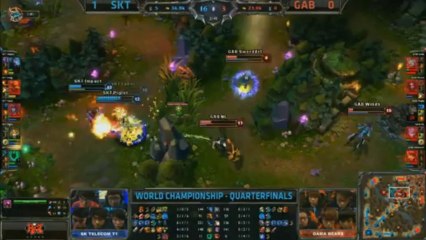 S3WC Quart de Finale - SK Telecom T1 vs Gamania Bears Game 2