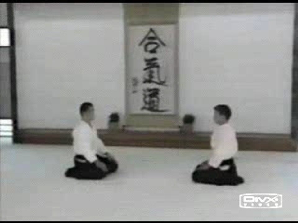 Suwari waza shomen uchi ikkyo omote