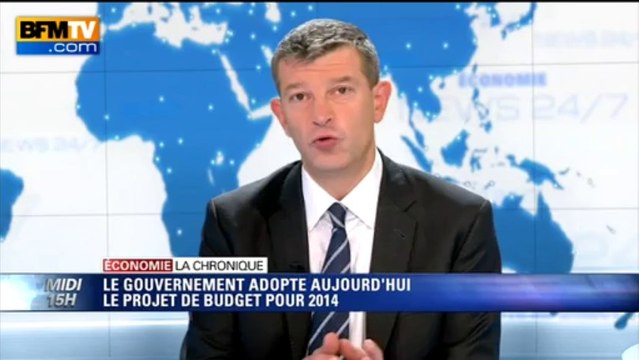 Chronique éco de Nicolas Doze: le gouvernement adopte le budget 2014 - 25/09