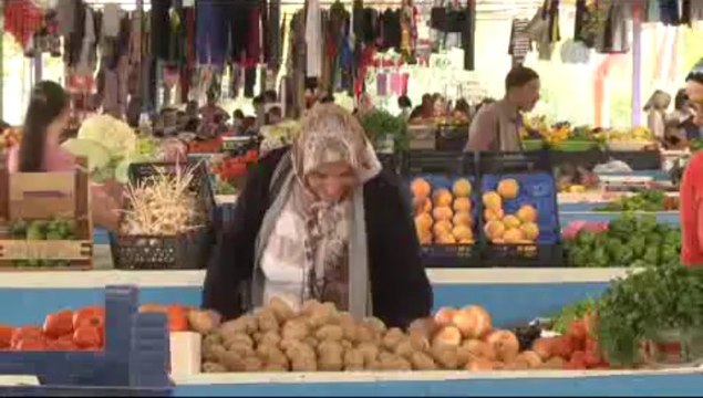 Bu pazarda sadece kadınlar çalışıyor