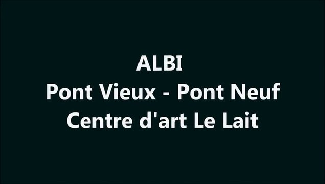 ALBI - PONT VIEUX - PONT NEUF - CENTRE D'ART LE LAIT