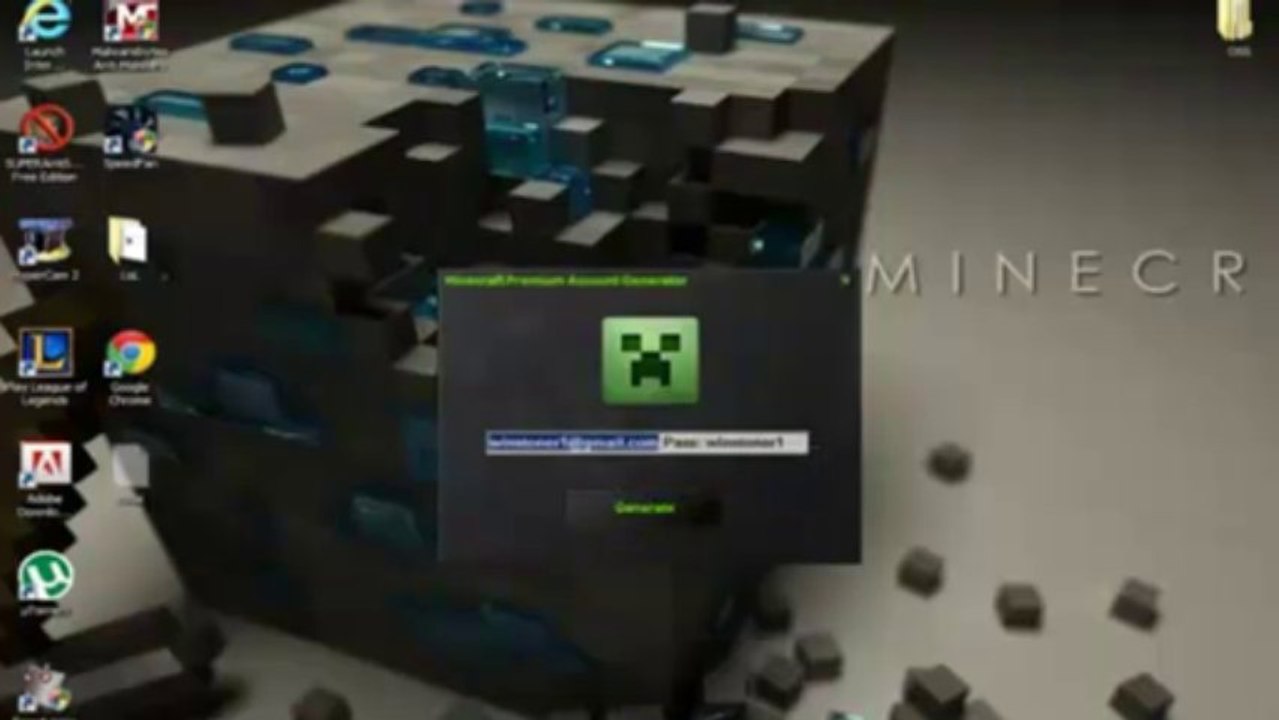 MineCraft Premium Account Creator [2013] [Mediafire]