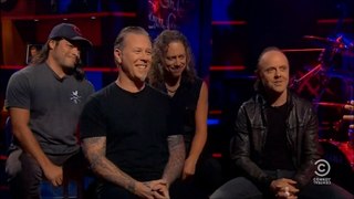 Metallica Interview on Colbert Report 9/24/2013