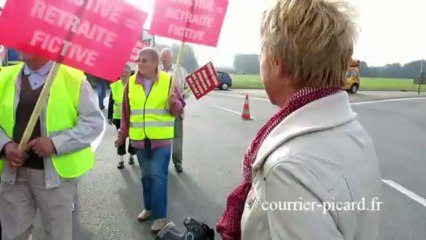 Les retraités agricoles manifestent à Laon