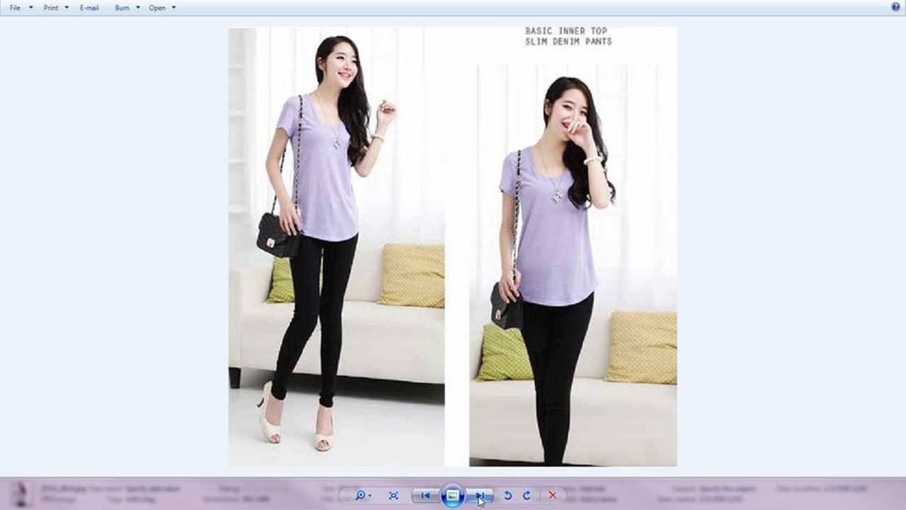 โรงงานผลิตเสื้อผ้า นำเข้า ฟรีไซส์ สีม่วง - พร้อมส่งHD2733 ราคา535บาท