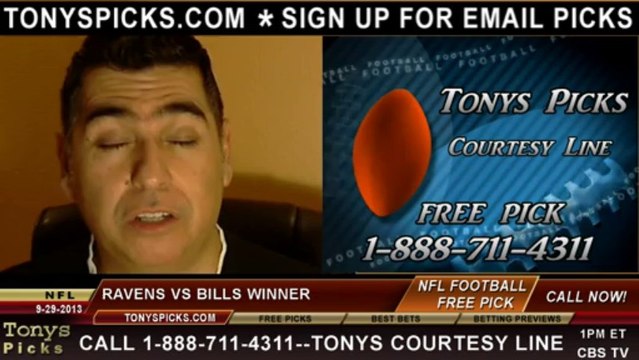 Buffalo Bills vs. Baltimore Ravens Pick Prediction NFL Pro Football Odds Preview 9-29-2013