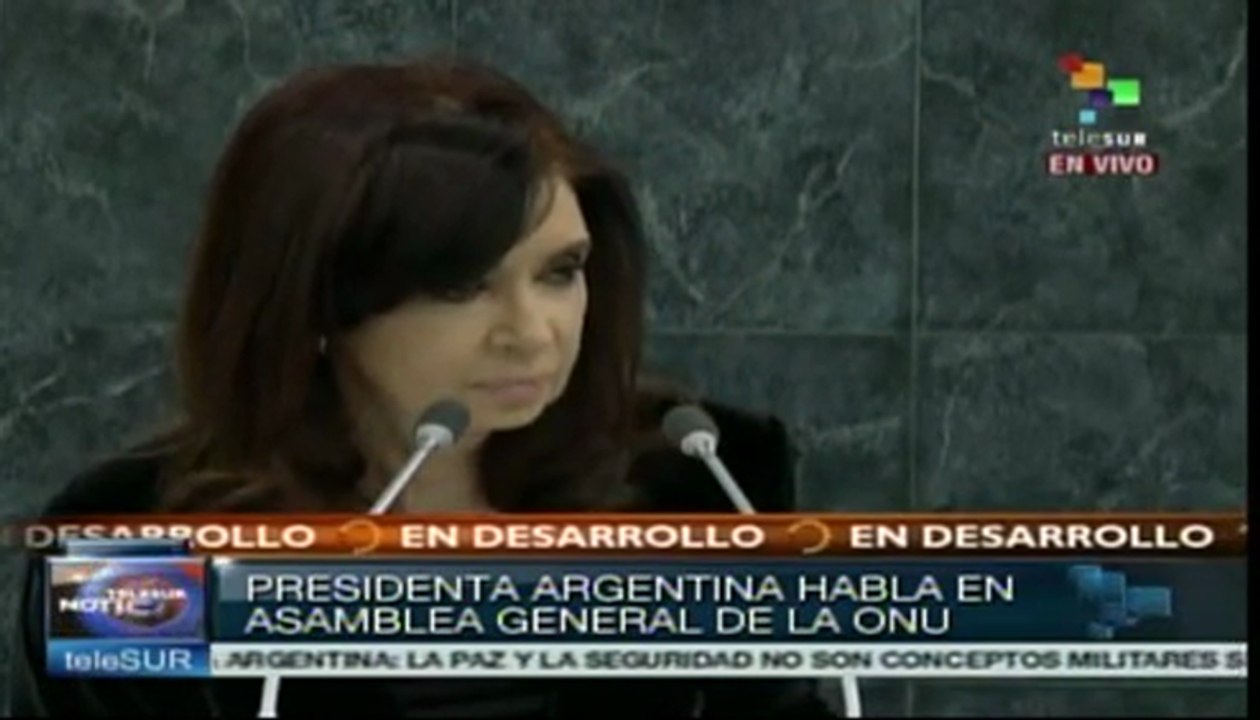 Cristina en la ONU: Somos víctimas seriales de los fondos buitre
