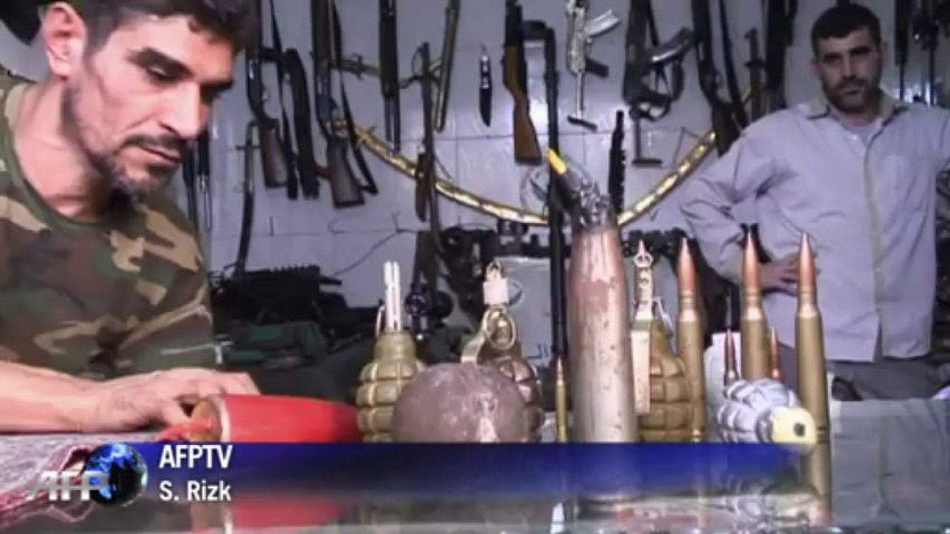War means profit for gun seller in Syria's Aleppo