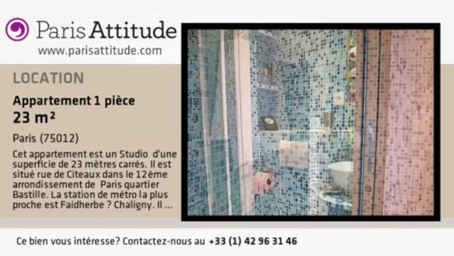 Appartement Studio à louer - Reuilly Diderot, Paris - Ref. 2654