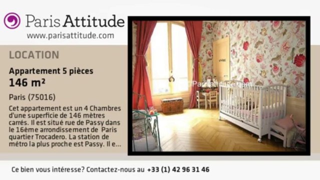 Appartement 4 Chambres à louer - La Muette, Paris - Ref. 4441