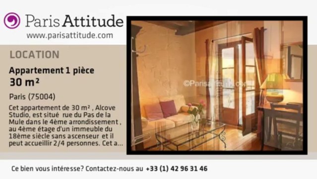 Appartement Alcove Studio à louer - Place des Vosges, Paris - Ref. 674