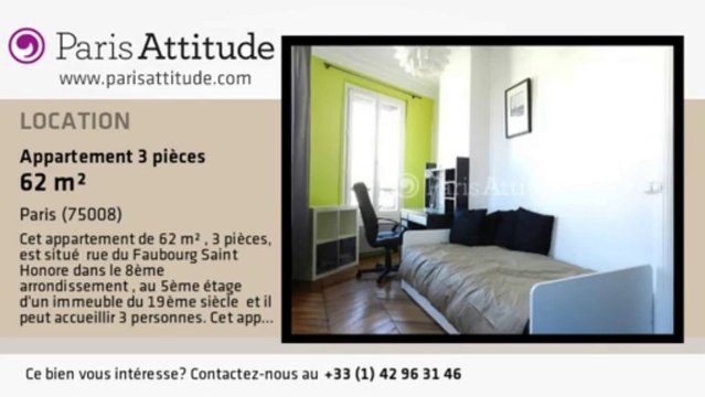 Appartement 2 Chambres à louer - Arc de Triomphe, Paris - Ref. 8135