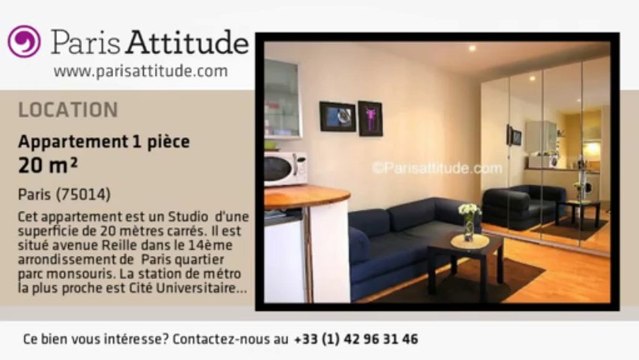 Appartement Studio à louer - Montsouris, Paris - Ref. 4747