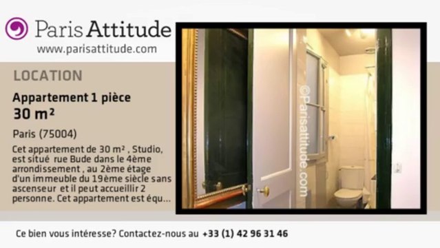 Appartement Studio à louer - Ile St Louis, Paris - Ref. 5488