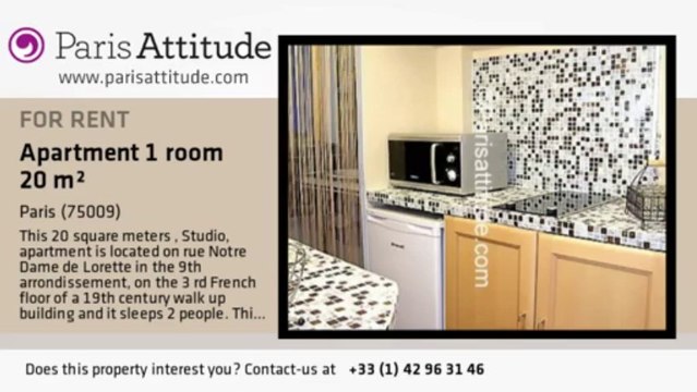 Studio Apartment for rent - Moulin Rouge/Pigalle, Paris - Ref. 2168