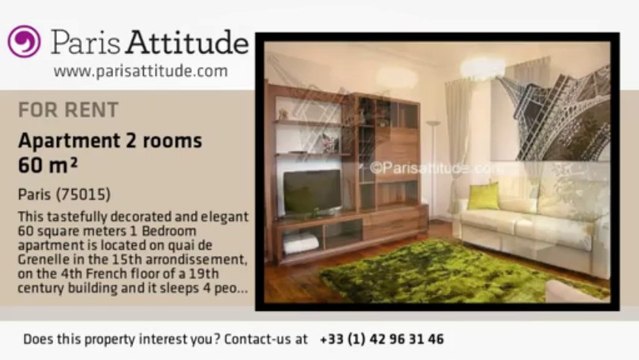 1 Bedroom Apartment for rent - Bir Hakeim, Paris - Ref. 3931