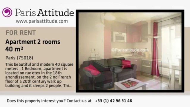 1 Bedroom Apartment for rent - Montmartre, Paris - Ref. 7633