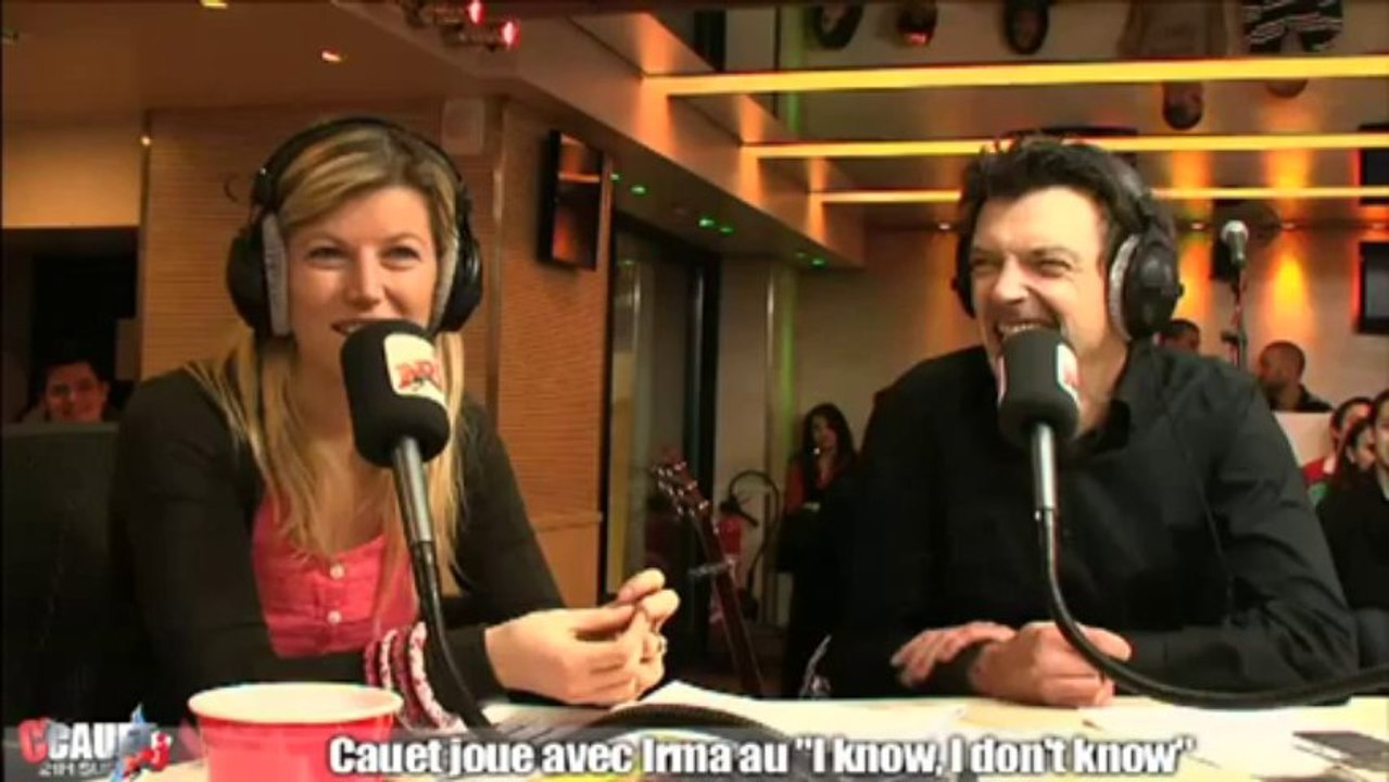 Cauet joue au I know, I don't know avec Irma - C'Cauet sur NRJ