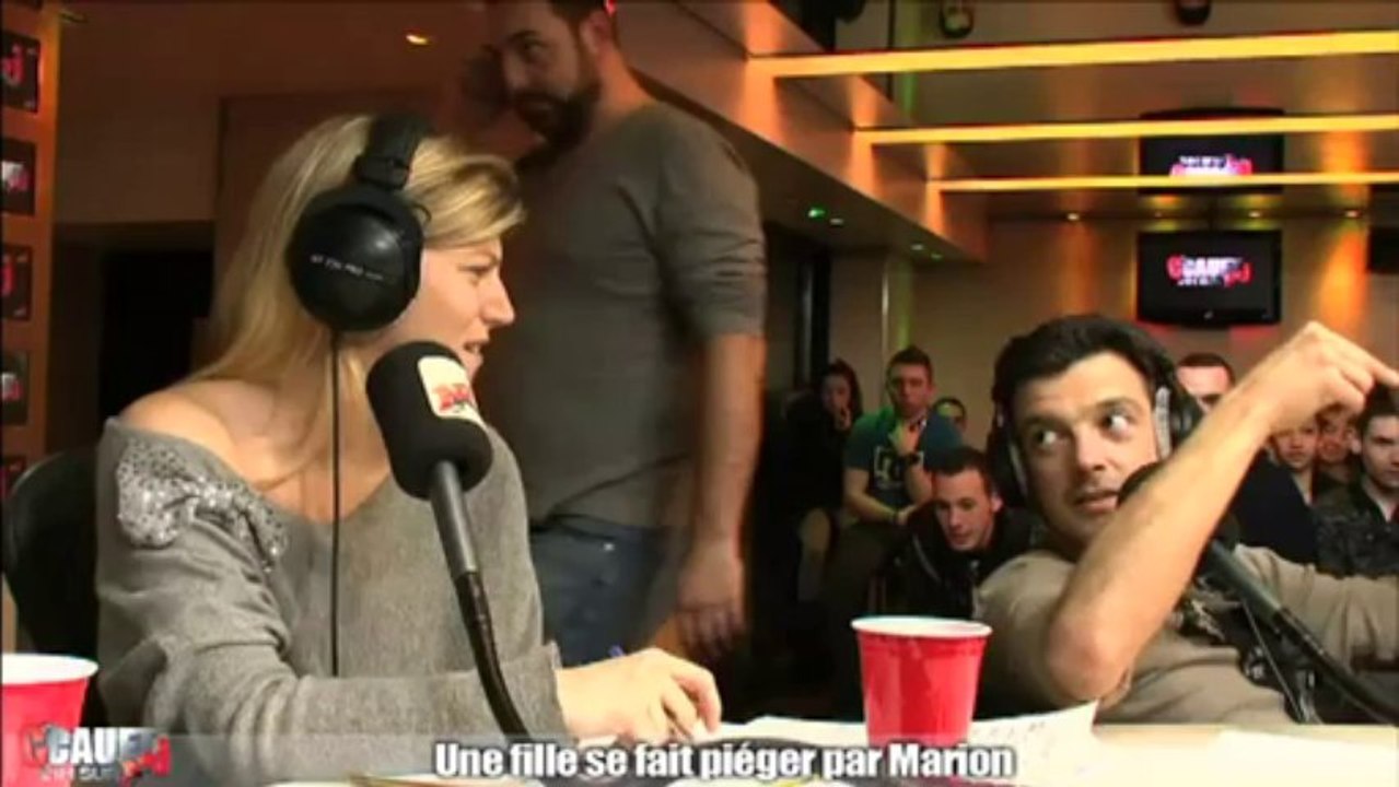 Une fille se fait piéger par Marion - C'Cauet sur NRJ