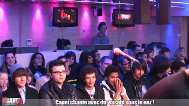 Cauet chante avec du wasabi sous le nez ! - C'Cauet sur NRJ