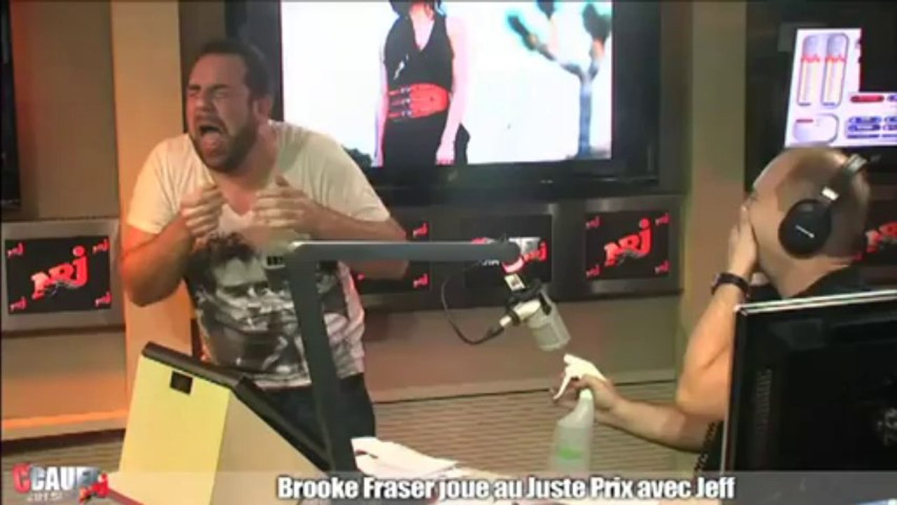 Brooke Fraser joue au Juste Prix avec Jeff - C'Cauet sur NRJ