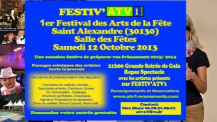 Eve ANGELI, Marraine de FESTIV'ATV1, le salon du spectacle..