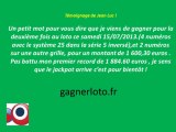 LOTO résultat Tirage mercredi 2 octobre