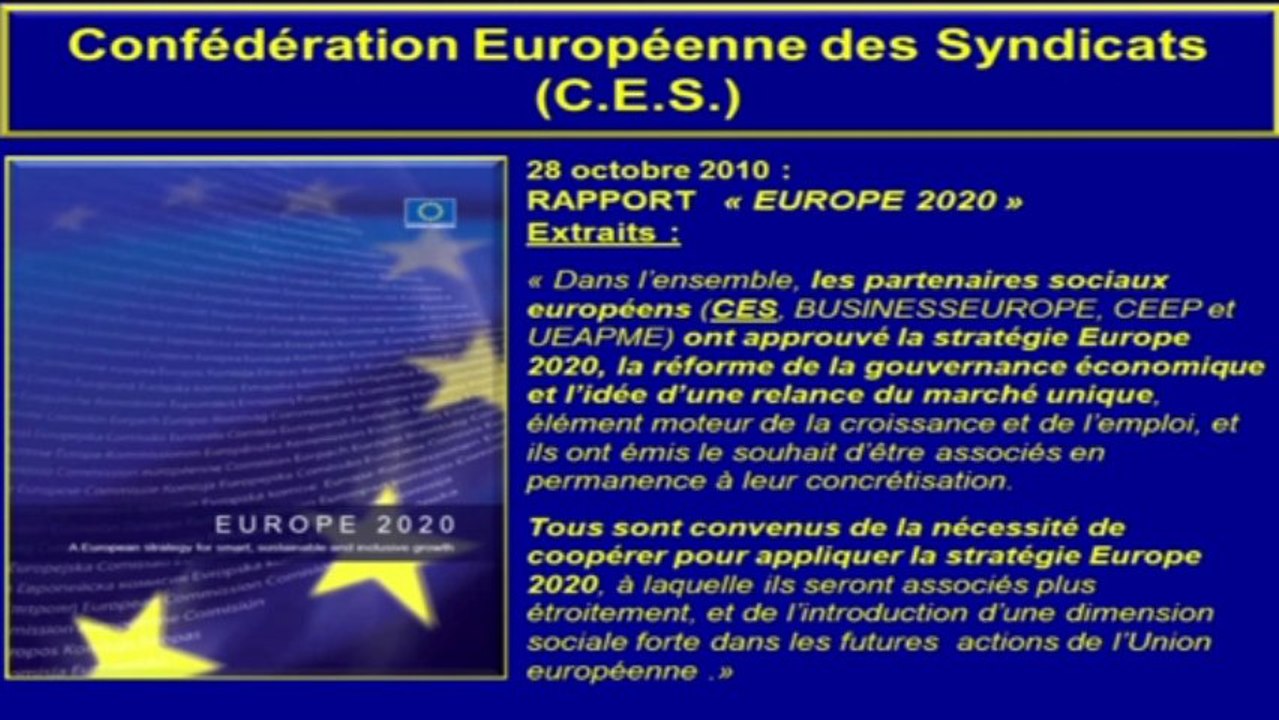 François ASSELINEAU_Les Escrocs : La Confédération Européenne des Syndicats