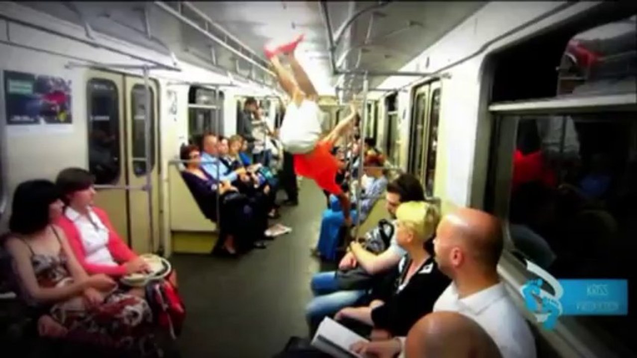 Extremsport an der Stange: Poledancer in Moskau