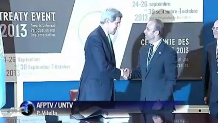 EEUU firma tratado de armas ONU