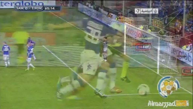 هدف المهدي بنعطية الرائع أمام سامبدوريا بتعليق سيد الكعبي