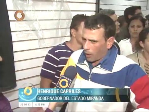 Capriles: Medidas económicas anunciadas son paños calientes que no resuelven la escasez