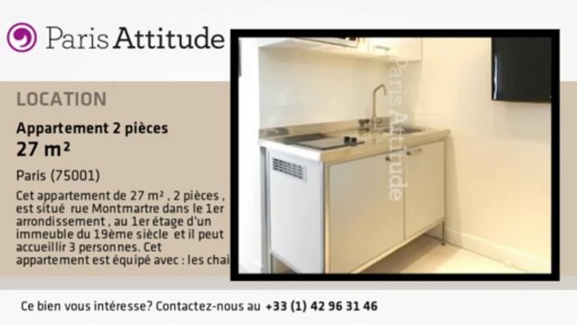 Appartement 1 Chambre à louer - Châtelet, Paris - Ref. 8622