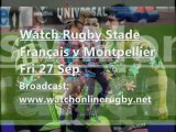 Live Rugby Stade Français vs Montpellier Stream