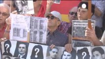 Spagna: manifestazione dei familiari dei desaparecidos...