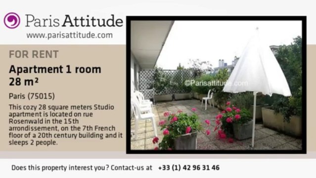 Studio Apartment for rent - Plaisance/Pernety, Paris - Ref. 3581