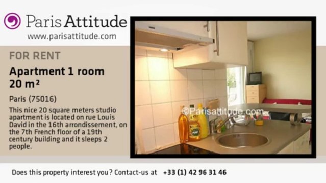 Studio Apartment for rent - Trocadéro, Paris - Ref. 1016