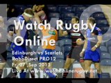 Watch Edinburgh vs Scarlets Live Stream 27 Sep 2013