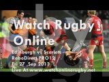 Watch Edinburgh vs Scarlets 27 Sep 2013